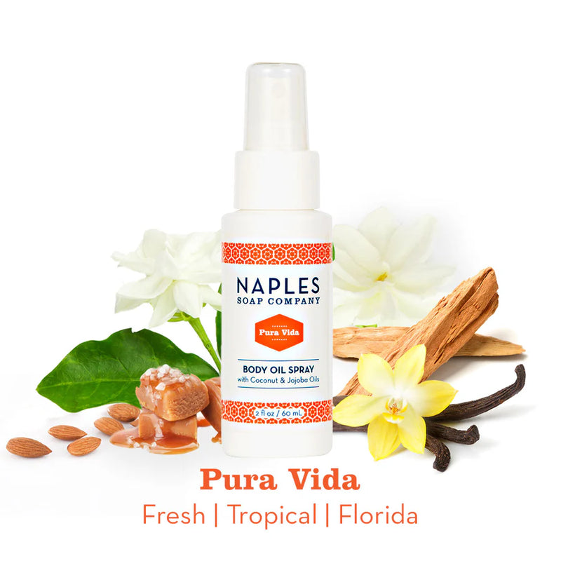 Naples Soap Co Pura Vida Luxe Body Oil Spray 2 oz
