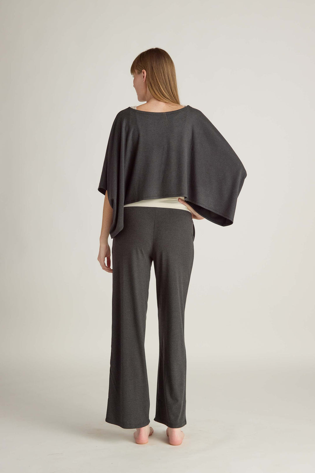 Faceplant Dreams Soft Shrug Shirt - Charcoal