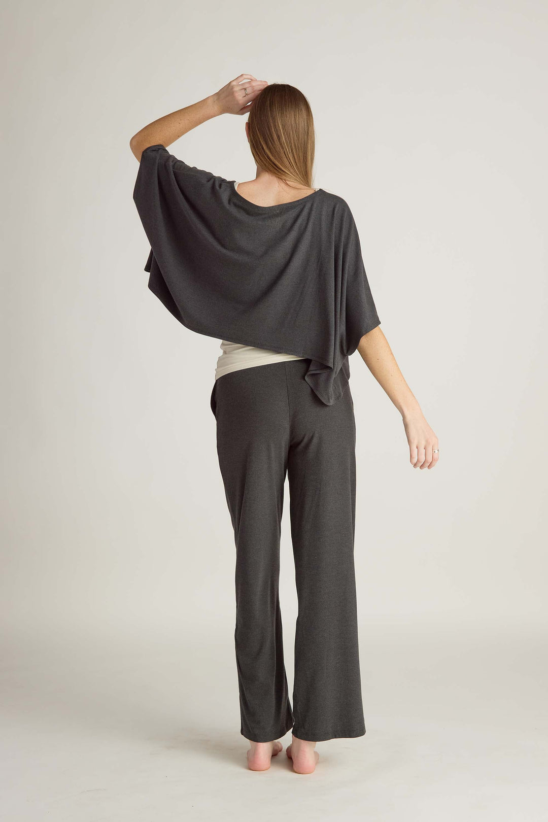 Faceplant Dreams Soft Shrug Shirt - Charcoal