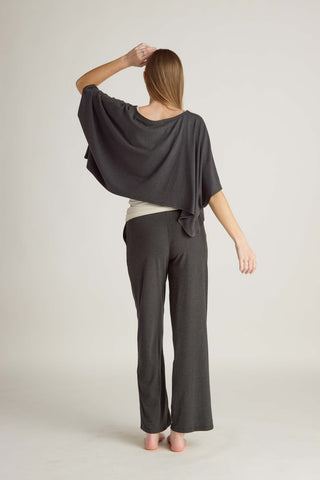 Faceplant Dreams Soft Shrug Shirt - Charcoal