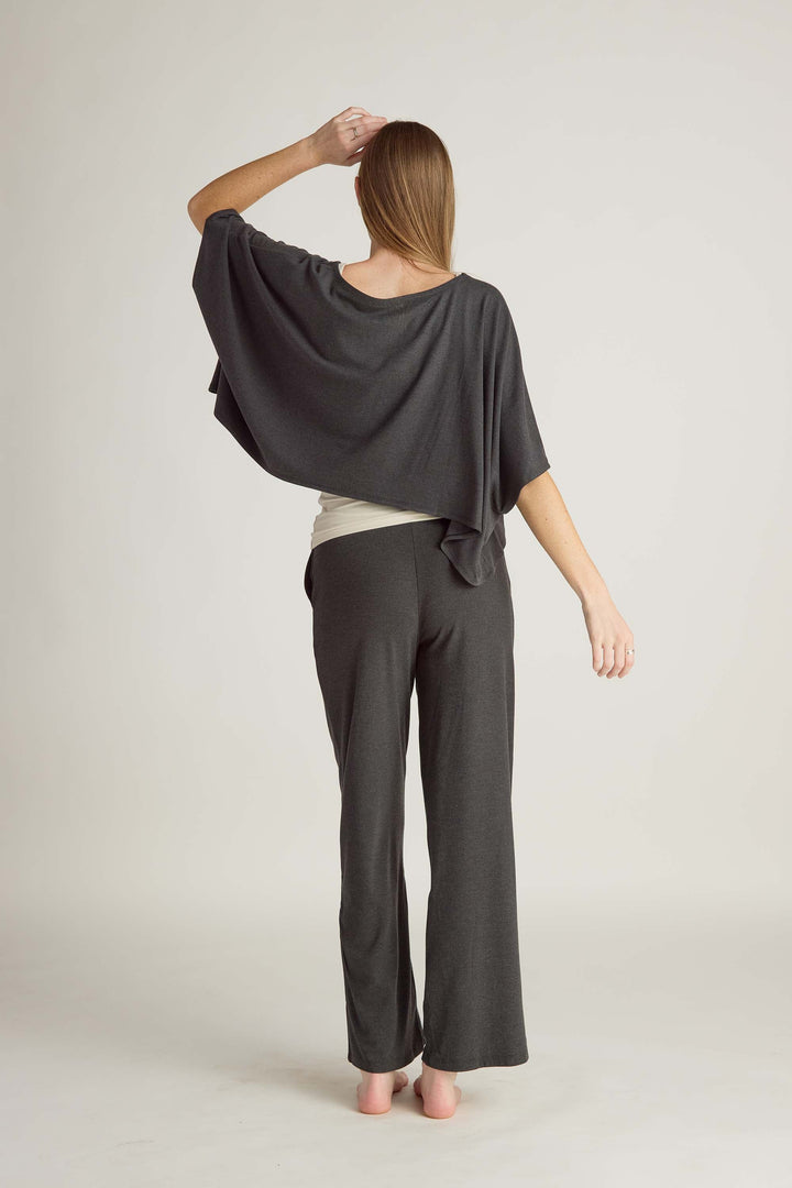 Faceplant Dreams Soft Shrug Shirt - Charcoal