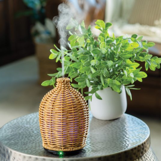 Wicker Vase Medium Ultra Sonic DIffuser