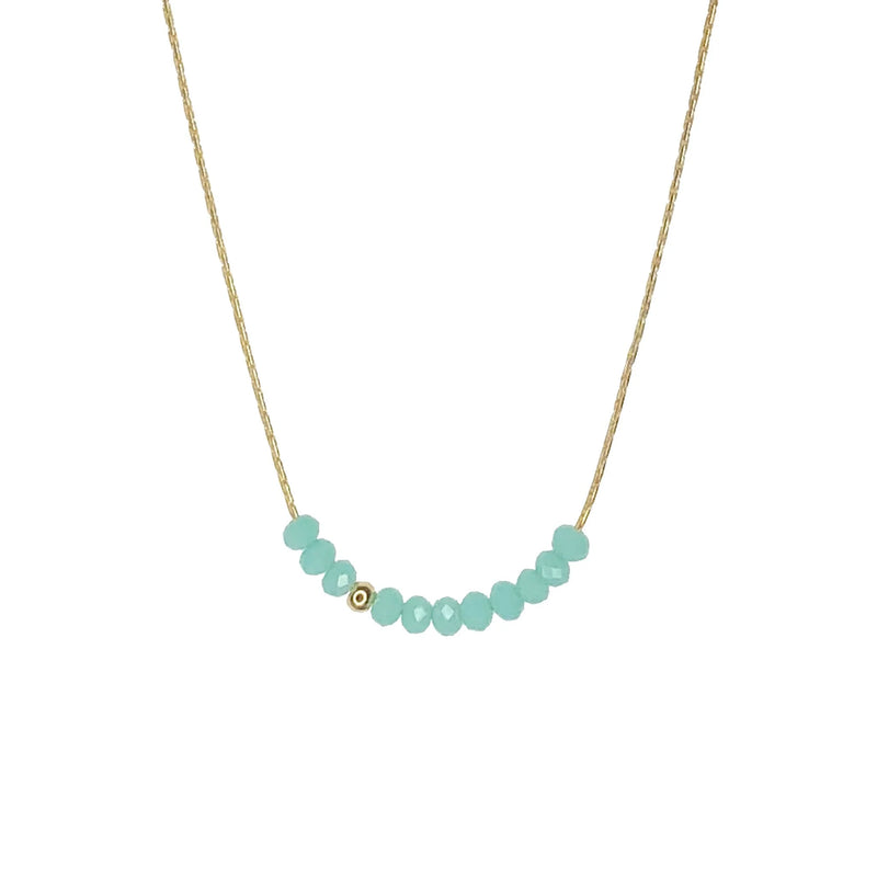 Sprinkle of Cyan ~ Turquoise - Gold