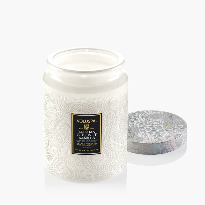 Voluspa - Tahitian Coconut Vanilla 18oz Large  Jar