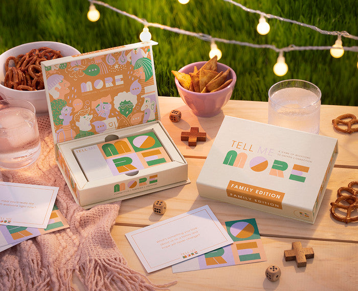 Tell Me More Family Edition - A Family Game of Questions to Foster Communication and Deepen Connection