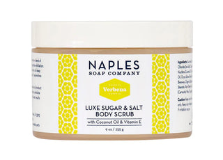 Naples Soap Co Verbena Luxe Sugar & Salt Body Scrub 9 oz