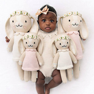 Cuddle+Kind Hannah the bunny (blush), gives 10 meals