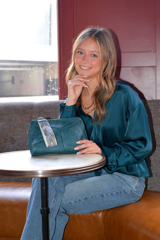 Gigi Crossbody with Woven Wrist Strap