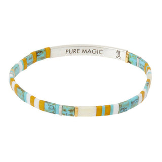 Scout Good Karma Miyuki Bracelet | Pure Magic - Turquoise/Silver