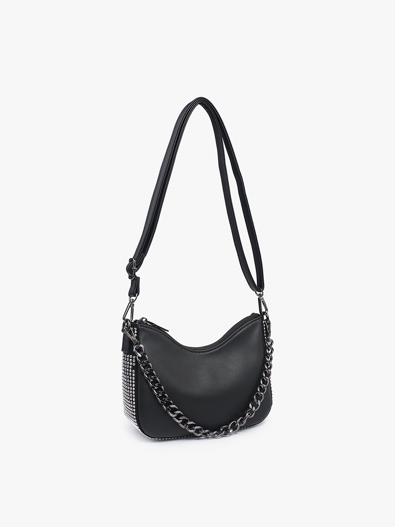 Grommet Detailed Shoulder Bag