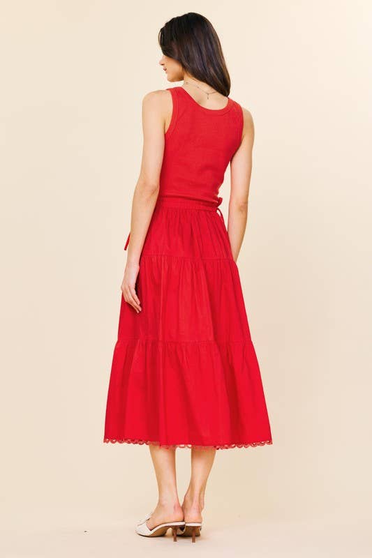 Amalfi Poppy Dress