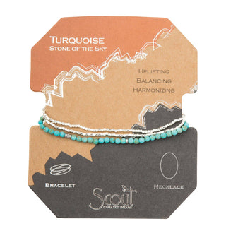 Scout Delicate Stone Turquoise/Silver - Stone of the Sky