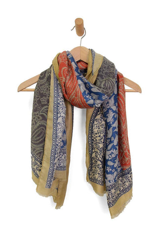 Paisley Flowers Scarf