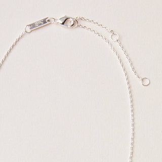 Stone Intention Charm Necklace - Tourmaline/Silver
