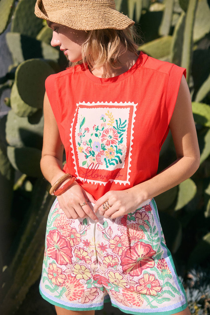 Bella Mare Embroidered Tee