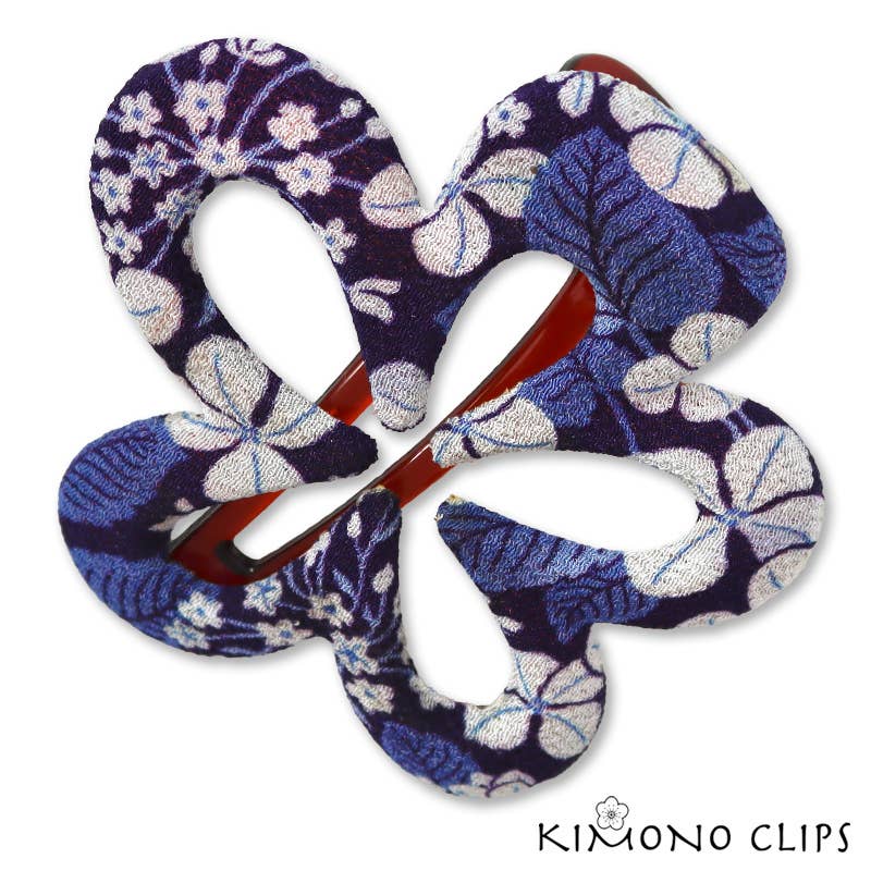 Kimono Clips 375a Open Petal Flower Assorted