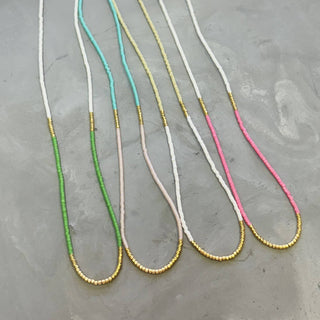 Lithe Beaded Necklace - Choose  your color
