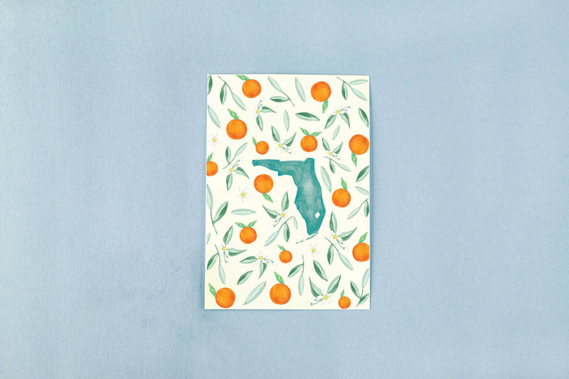 Florida Citrus Greeting Card