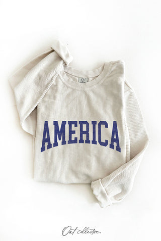 America Thermal Vintage Pullover Vanilla