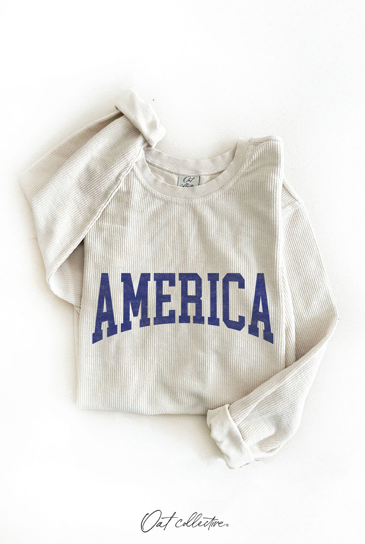 America Thermal Vintage Pullover Vanilla