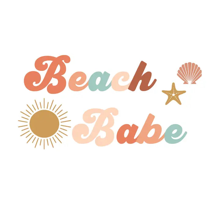 Emerson &amp; Friends Beach Babe Coastal Sticker