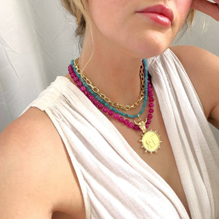 Candy Strand Beaded Necklace