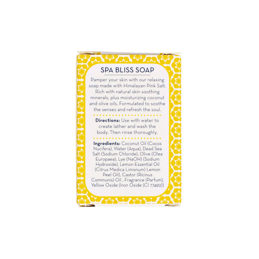 Capri Lemon Sea Salt Spa Soap – Lemon Zest &amp; Sea Breeze