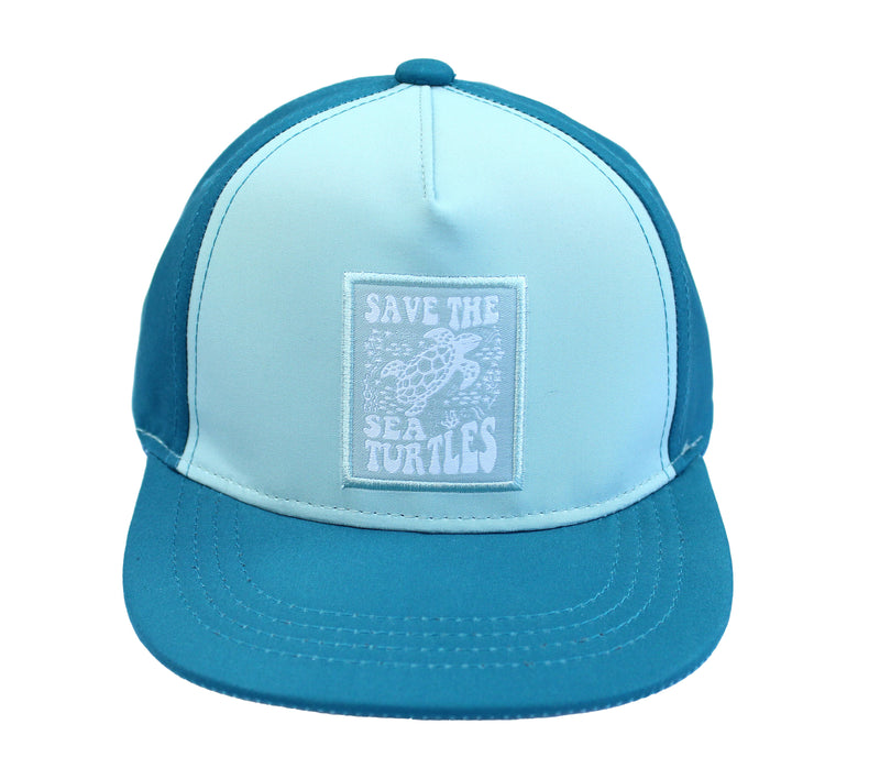 Save the Sea Turtles Conservation Kids and Baby Snapback Hat