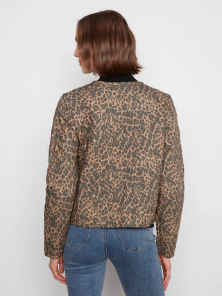 Charlie B Reversible Animal Print Quilted Jacket - Imprint