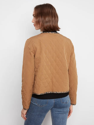Charlie B Reversible Animal Print Quilted Jacket - Imprint