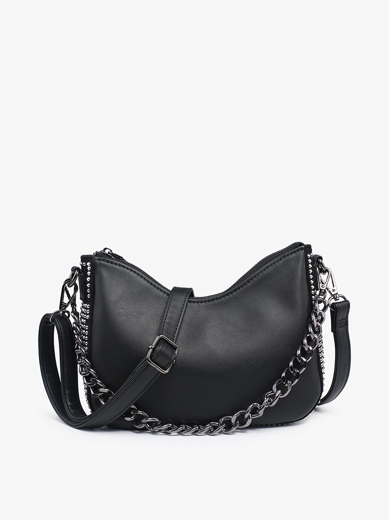 Grommet Detailed Shoulder Bag