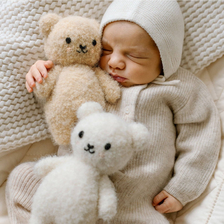 Cuddle+Kind Baby bouclé bear (honey)