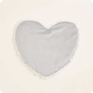 Warmies Marshmallow Gray Heart Heat Pad