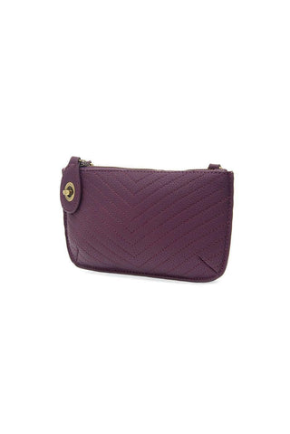 Quilted Mini Crossbody Wristlet Clutch