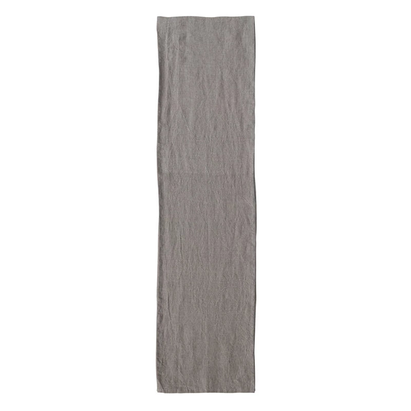 Stonewashed Linen Table Runner, Natural