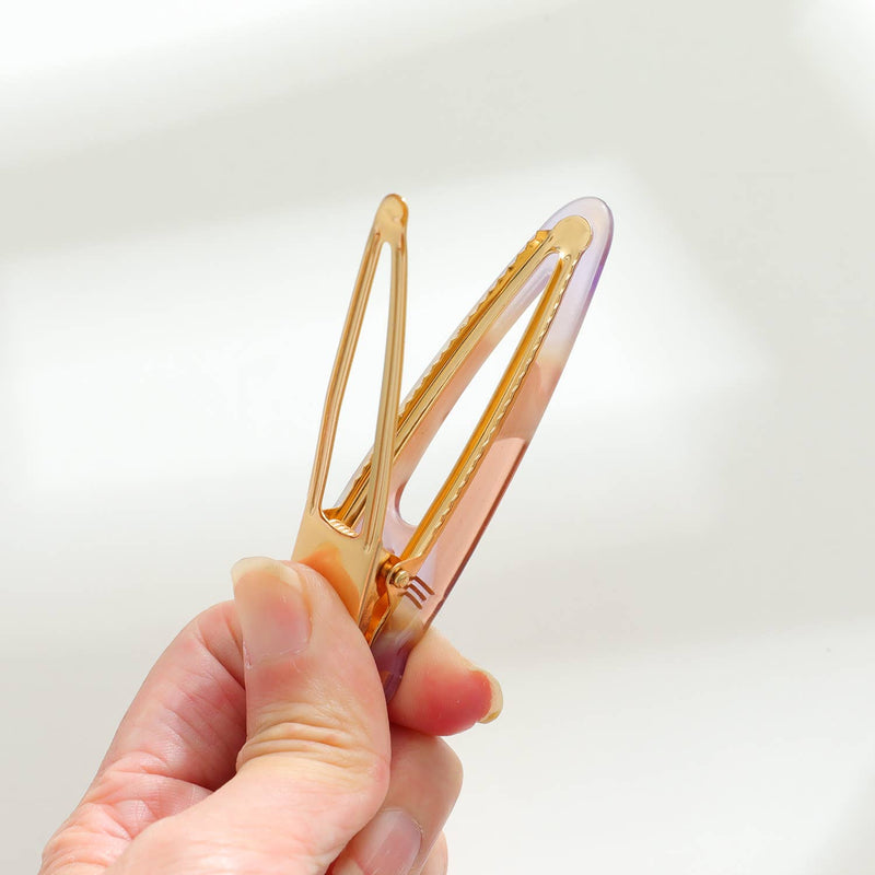 Elodie | Pointed Cat Face Barrette Hair Clip (Set of 2)