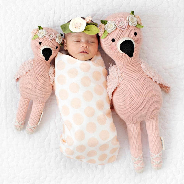 Cuddle+Kind Penelope the flamingo, gives 10 meals
