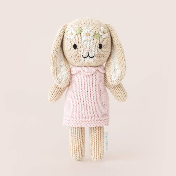 Cuddle+Kind Tiny Hannah the bunny (blush), gives 10 meals