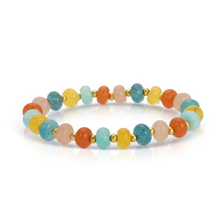 Splendid Iris Colorful 8mm Stone Bracelets