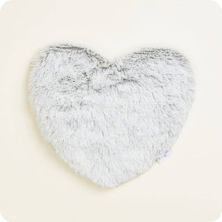 Warmies Marshmallow Gray Heart Heat Pad
