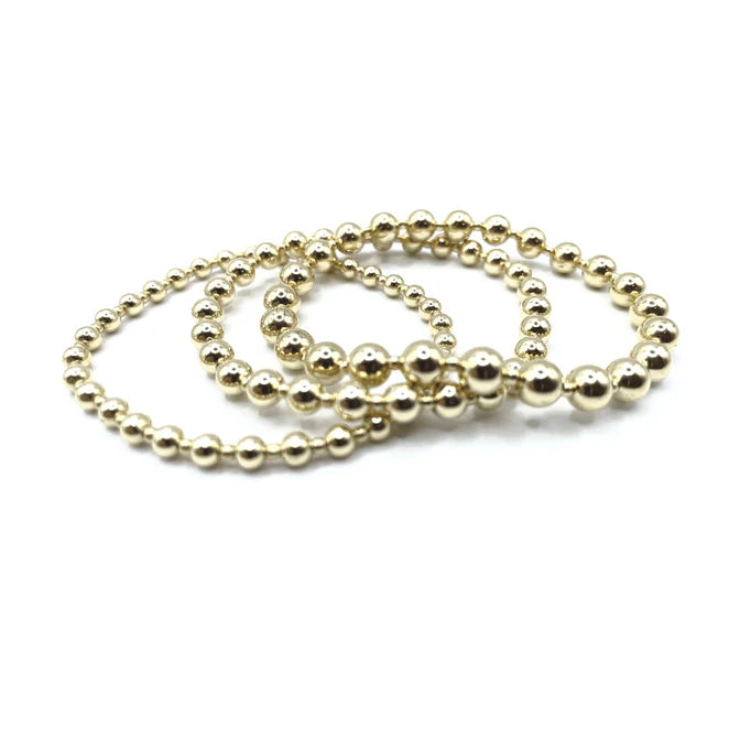 Erin Gray - 4mm+2mm+4mm Gold Filled Waterproof Dimension Bracelet 7