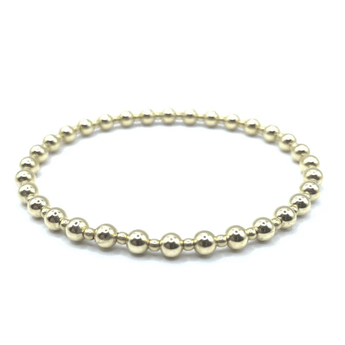Erin Gray - 4mm+2mm+4mm Gold Filled Waterproof Dimension Bracelet 7