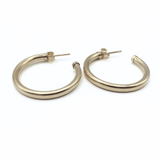 Erin Gray Paris 27mm 14K Gold-Filled Post Hoop Earring - Waterproof