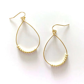 Erin Gray - Aster Beaded Earring in Gold