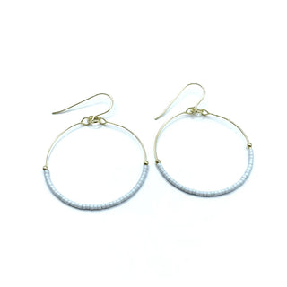 Erin Gray - Hollywood Hoop in White Gray