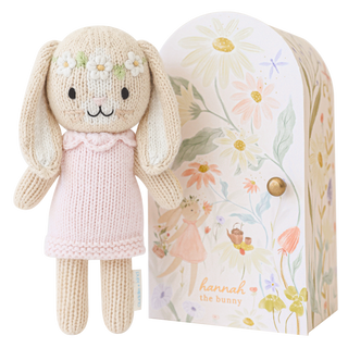 Cuddle+Kind Tiny Hannah the bunny (blush), gives 10 meals