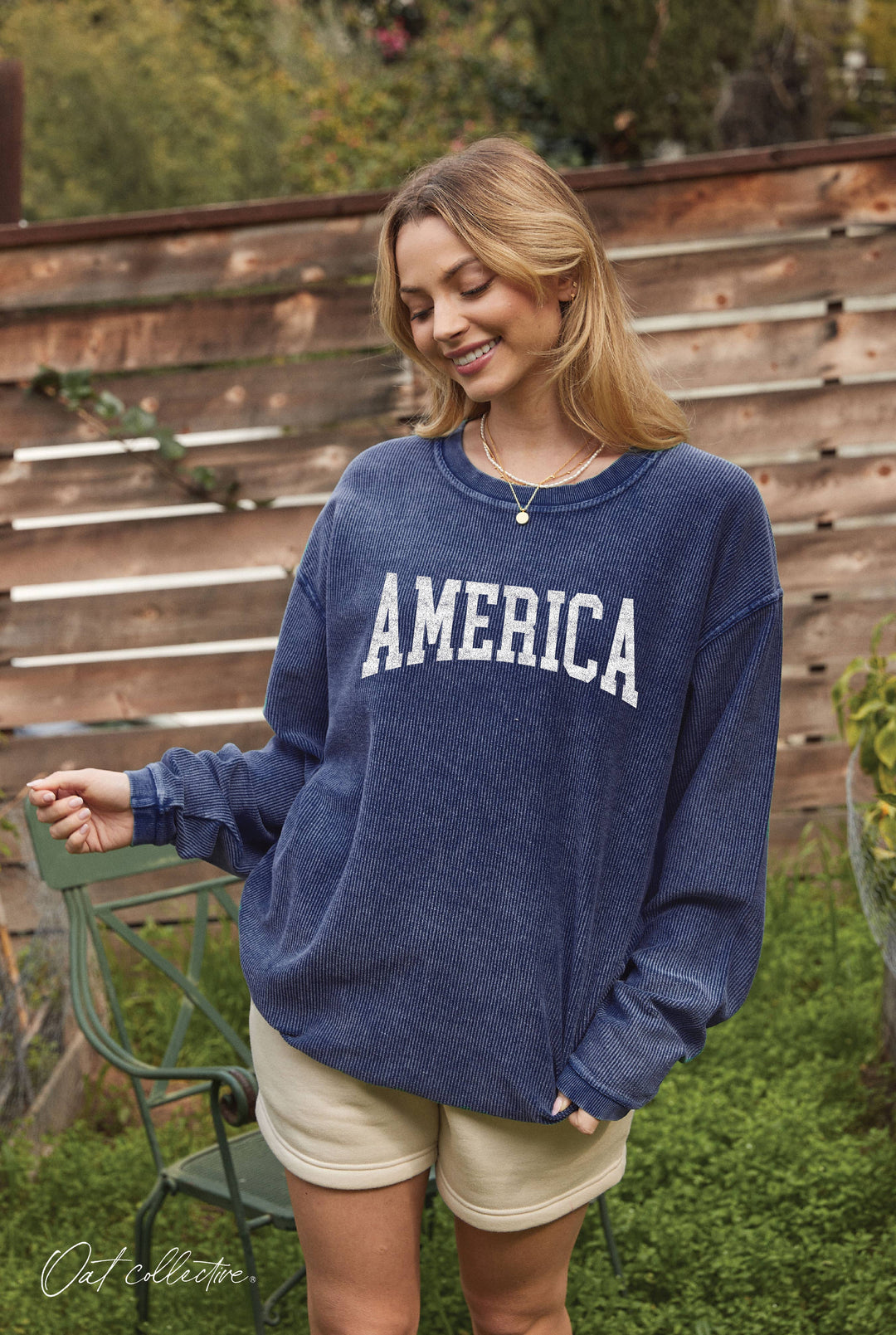 America Thermal Vintage Pullover Vanilla