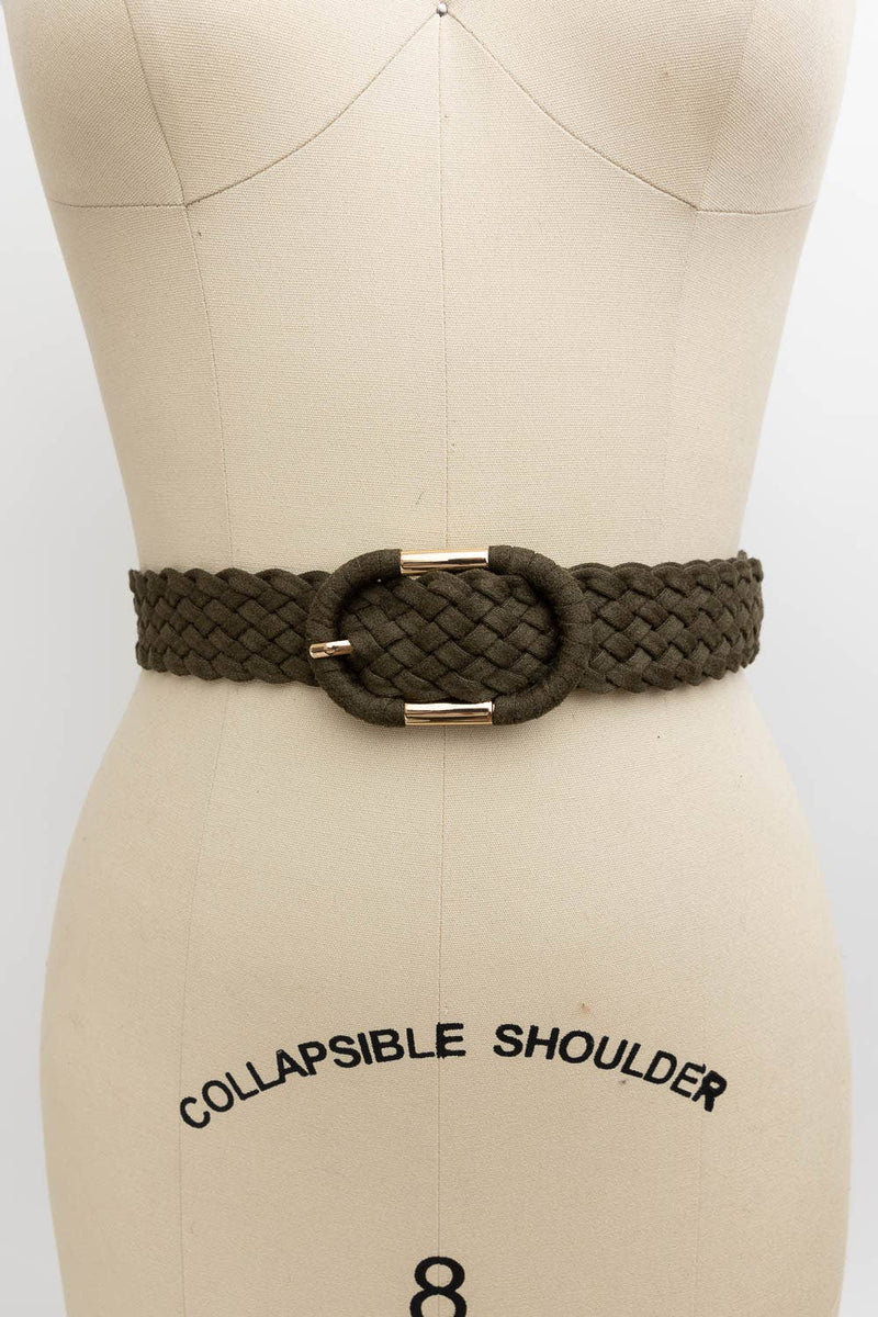 Braided Suede Waist Belt - Complete Your Outfit! 👖