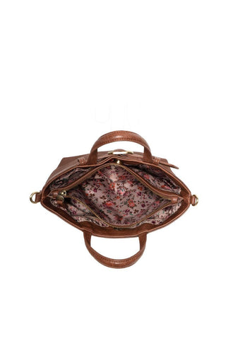 Joy Susan Aspyn Small Belted Sueded Tote Crossbody