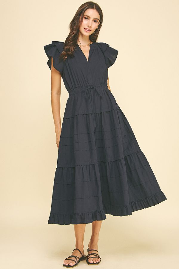 Tiered Maxi Dress - Ink